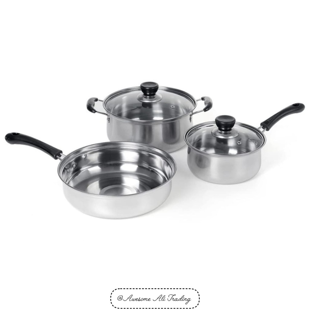 Stainless steel cookware set