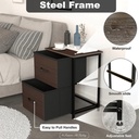 Portable bedside table