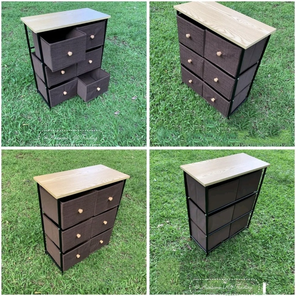 Fabric storage organizer unit