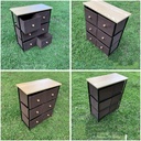 Fabric storage organizer unit