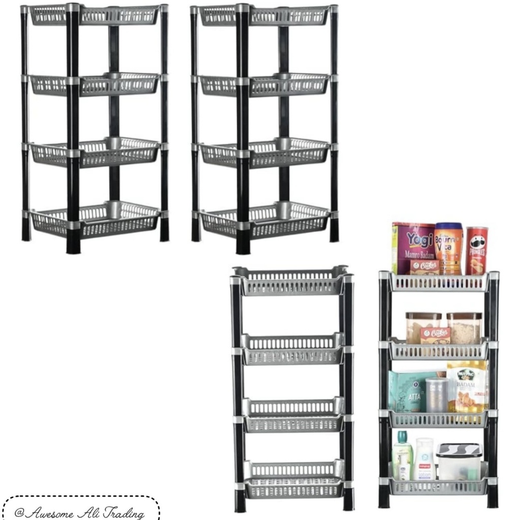 4 tier multi purpose rack