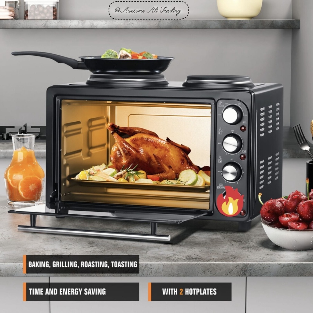 Stove 2 plate with oven