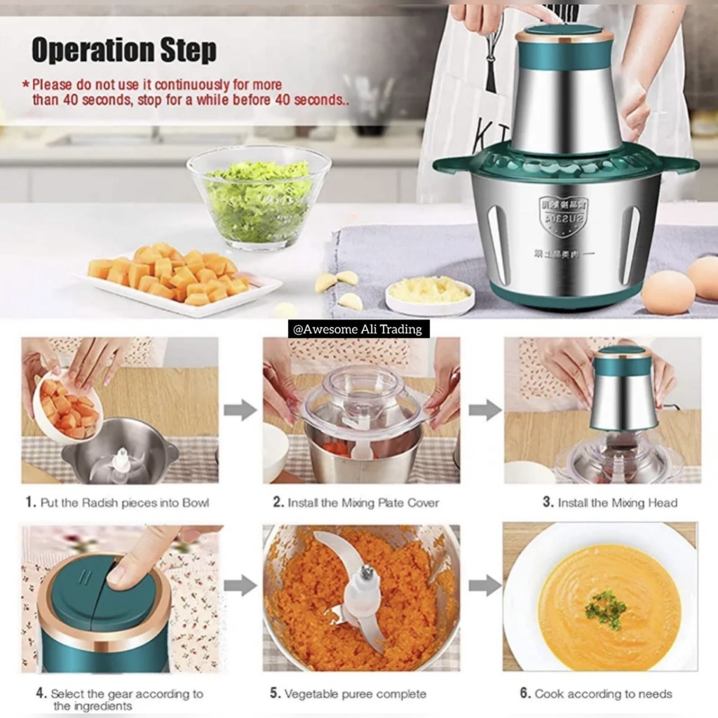 Food processor multifunctional
