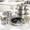 12pcs Cookware Set