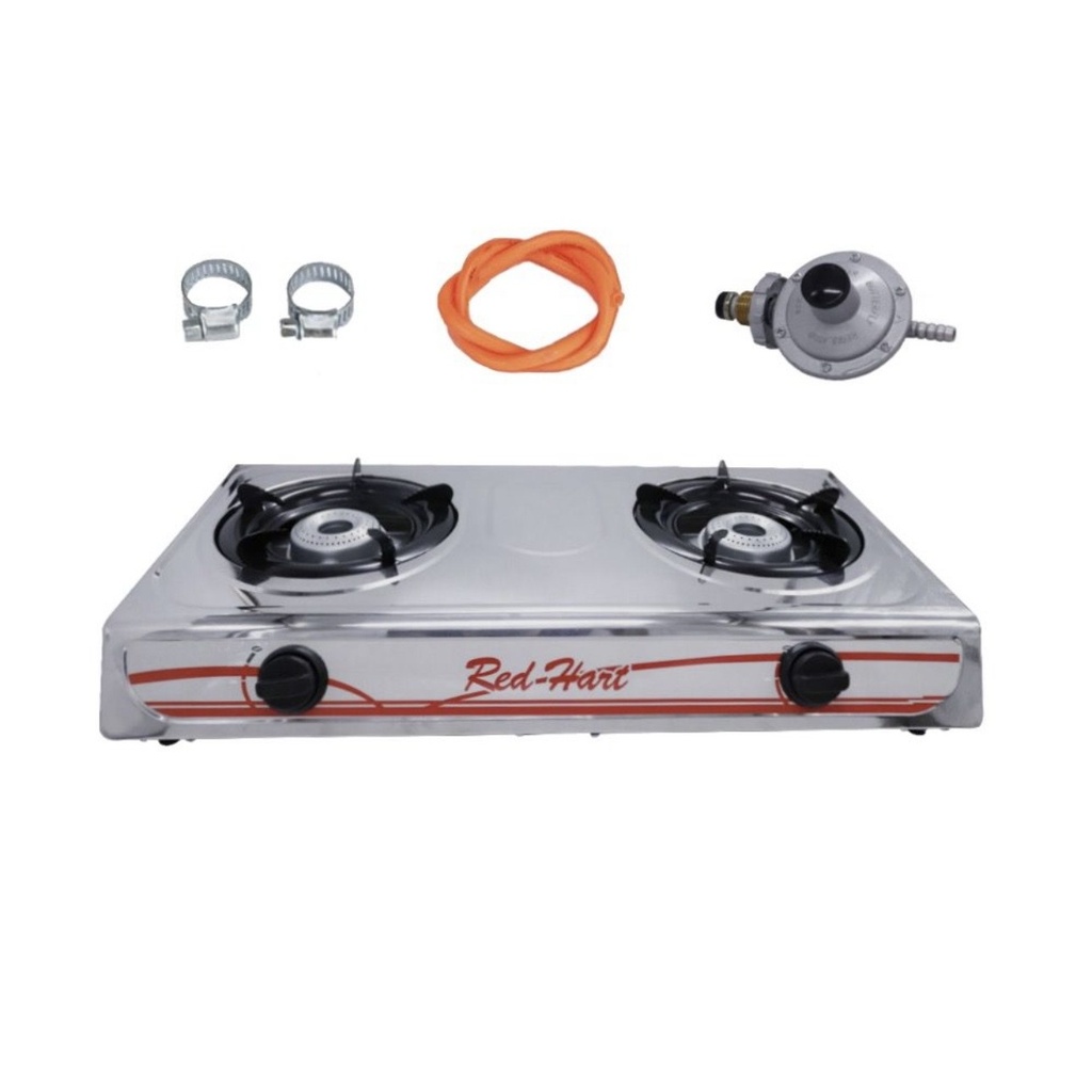 Gas stove plus regulator & hose pipe