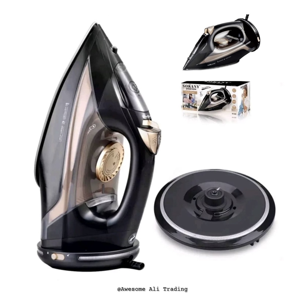Steam iron codeless