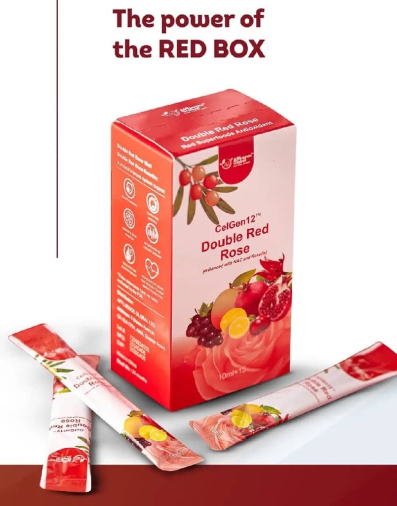 CelGen 12 - Double Red Rose