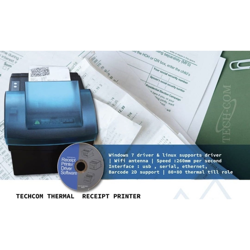 Techcom thermal receipt printer