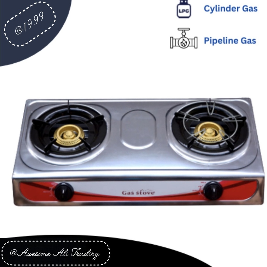 Gas stove plus regulator & hose pipe