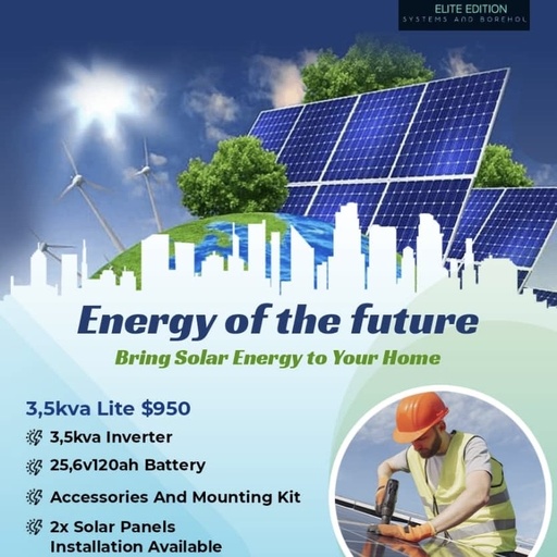 [solar] 3,5kva Lite solar package