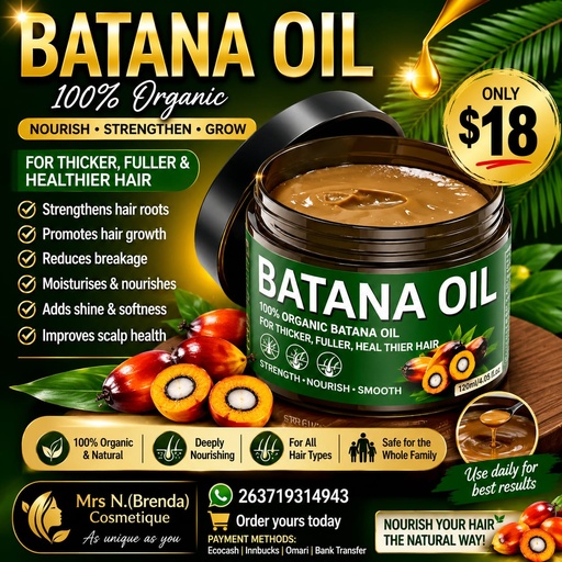 100% Organic Batana Oil 120ml